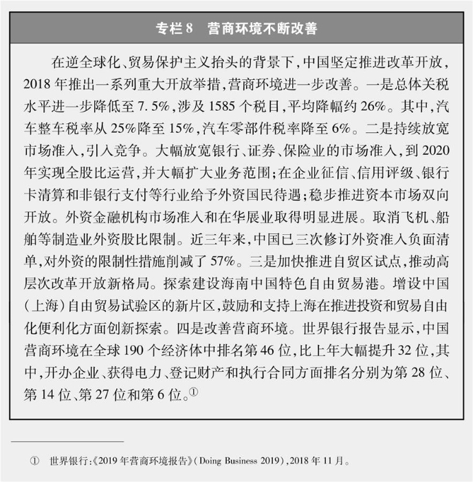 （图表）[新时代的中国与世界白皮书]专栏8 营商环境不断改善