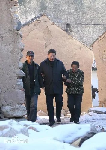 2012年12月29-30日，习近平在河北省阜平县考察扶贫工作